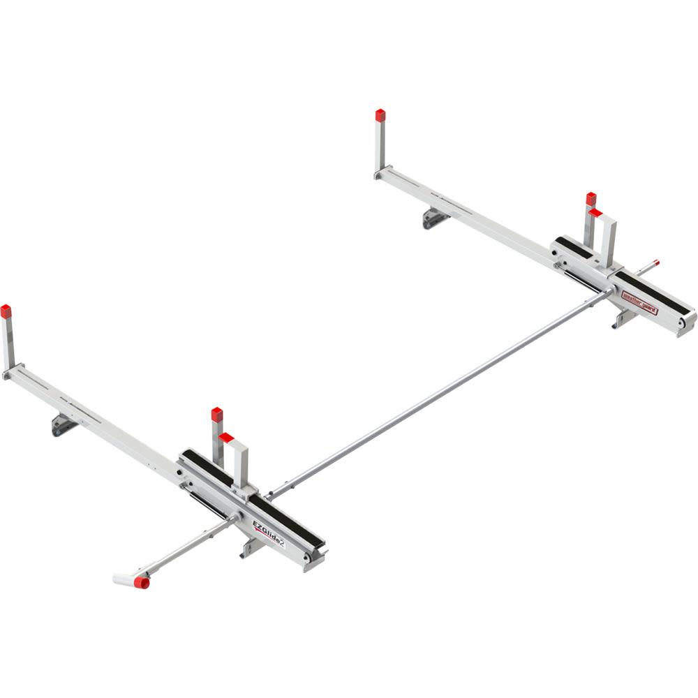 EZGLIDE2 Fixed Drop-Down Ladder Rack, Compact - Mycitystee