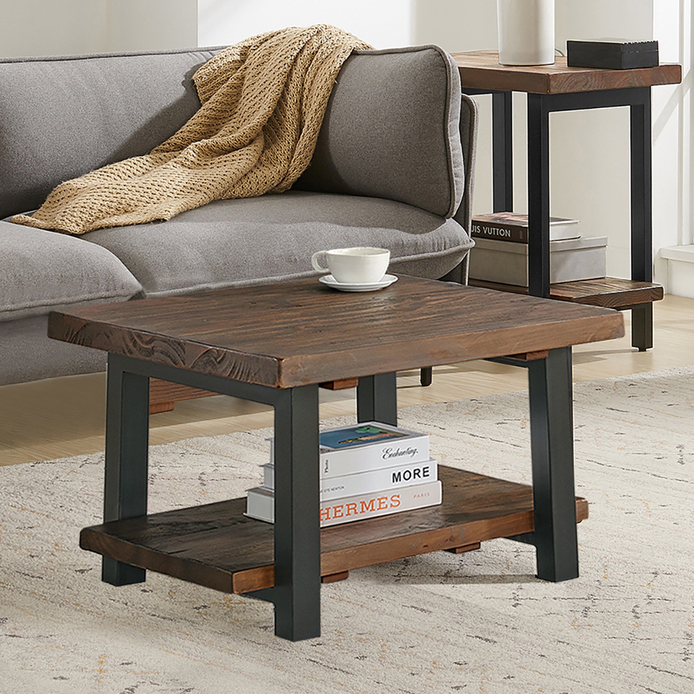 Lawrence Reclaimed Square Coffee Table - Mycitystee