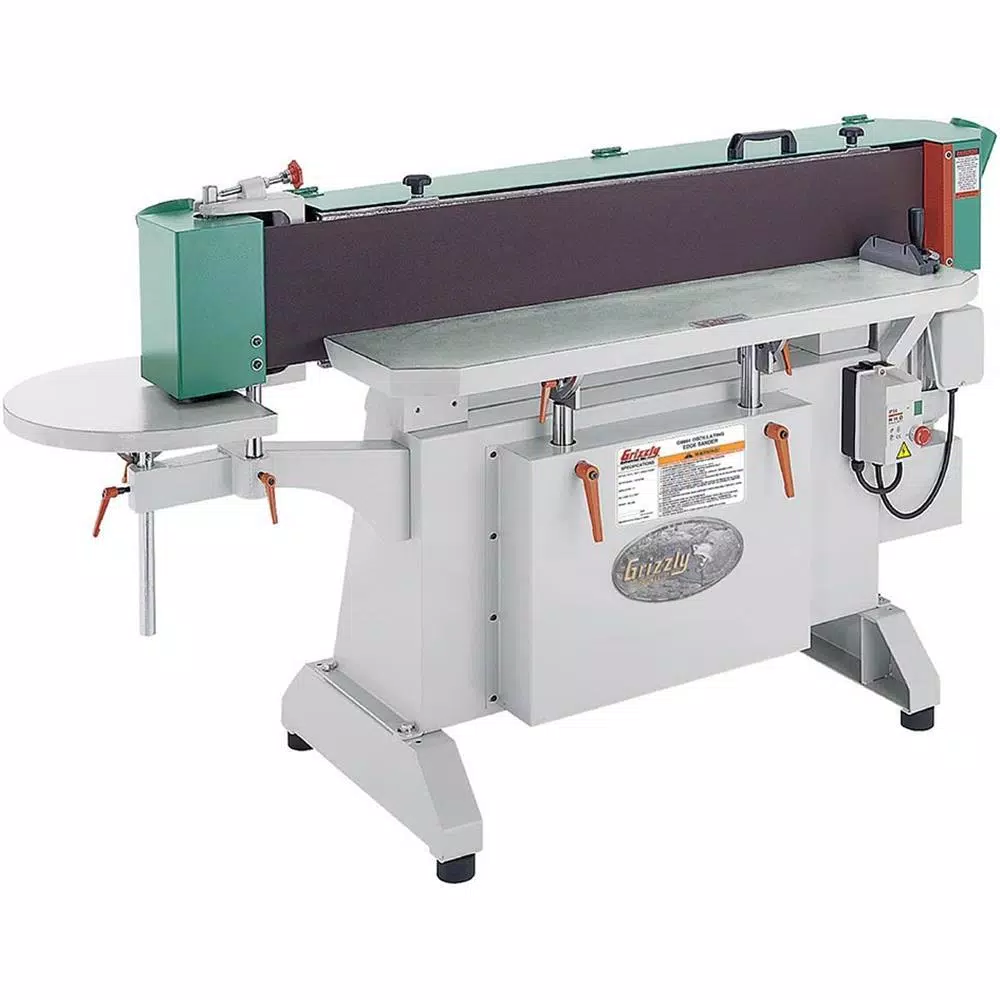 Grizzly Industrial 9 in. x 138-1/2 in. 3-Phase Industrial Oscillating Edge Sander and#8211; XDC Depot - Mycitystee