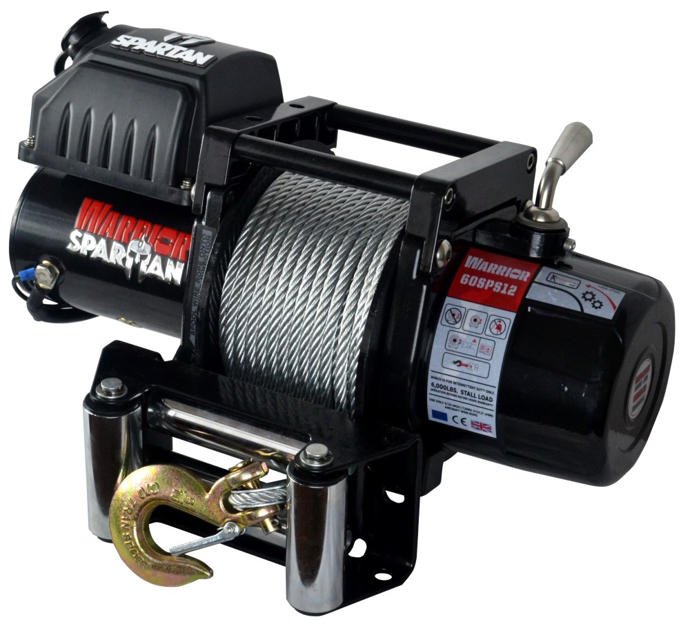DK2 Spartan Winch Planetary Gear 6000lb with Steel Cable - Mycitystee