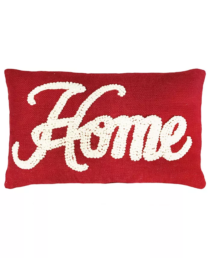Mod Lifestyles Home French Knot Embroidery Pillow， 18