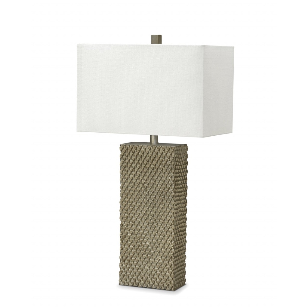 Set of 2 Golden Waffle Table Lamp - Mycitystee