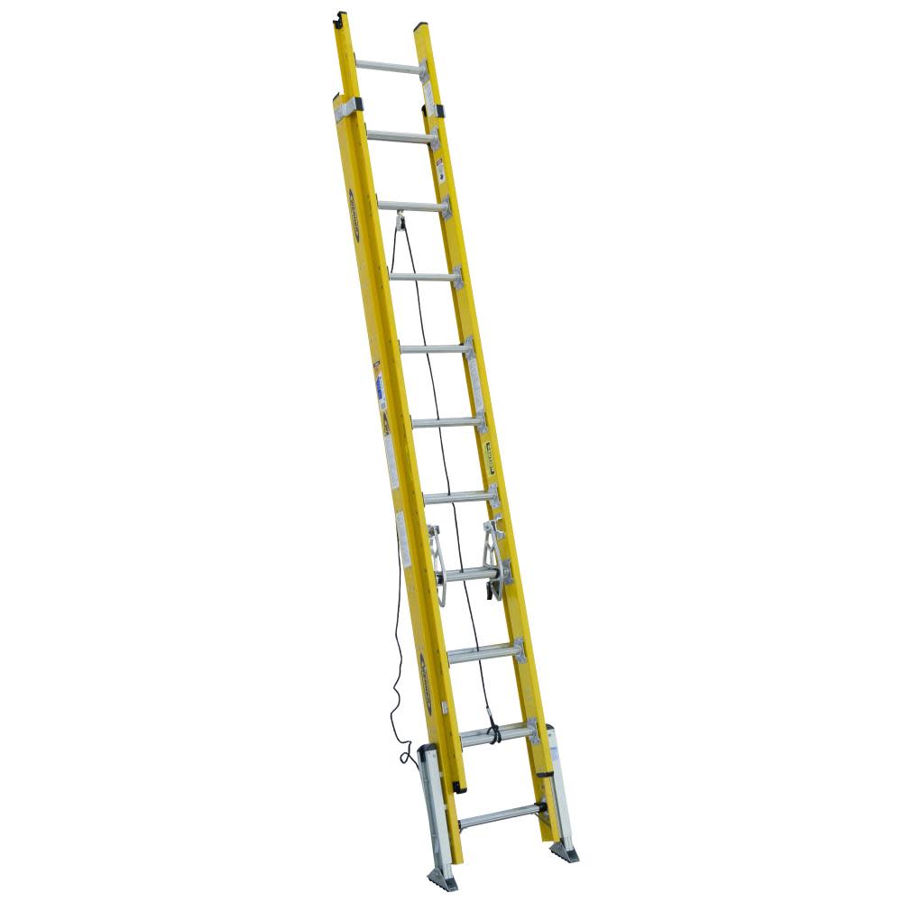 20 Ft. Type IAA Fiberglass Leveling Extension Ladder - Mycitystee