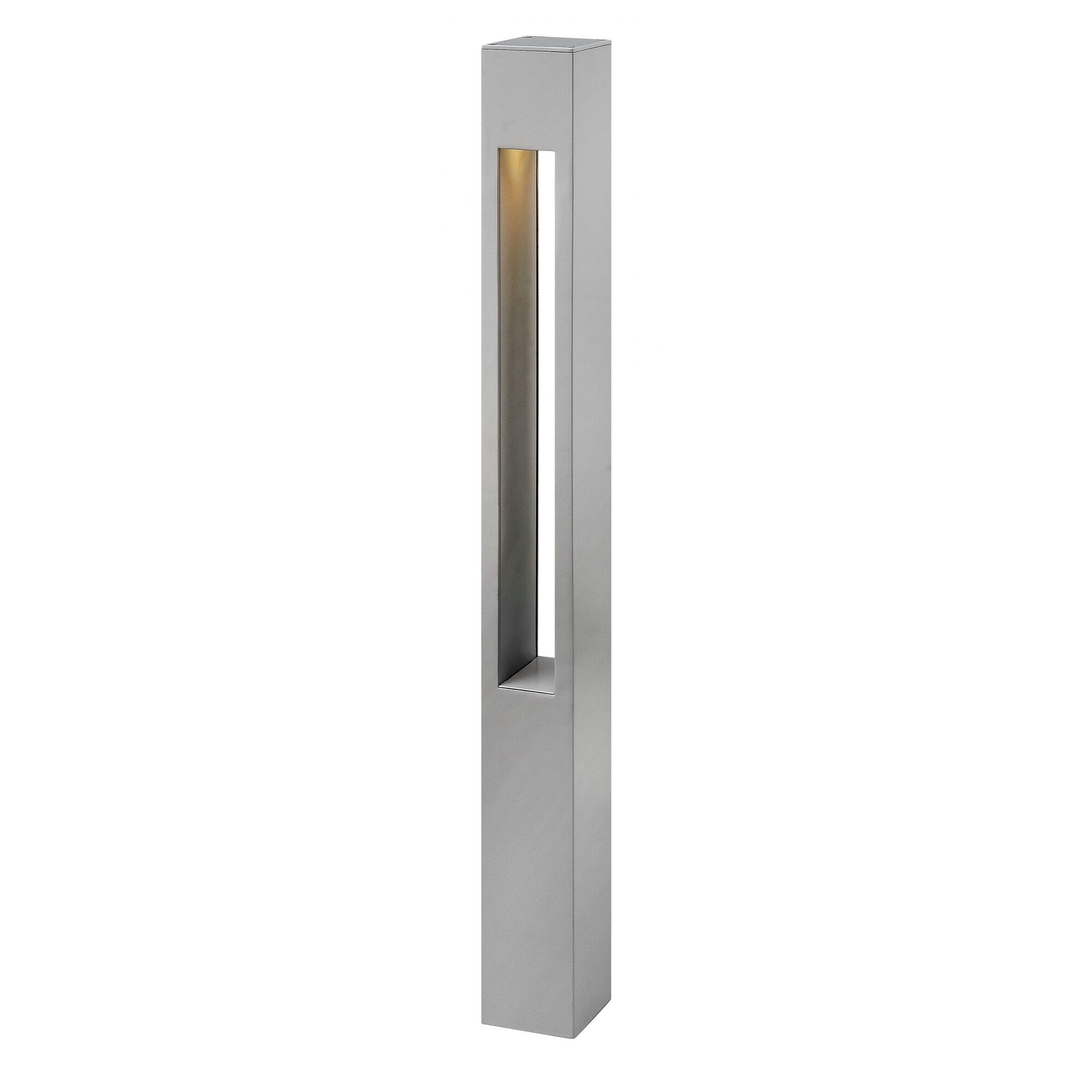 Hinkley Landscape Atlantis 8 Watt 120 Volt Bollard Light - Silver - Mycitystee