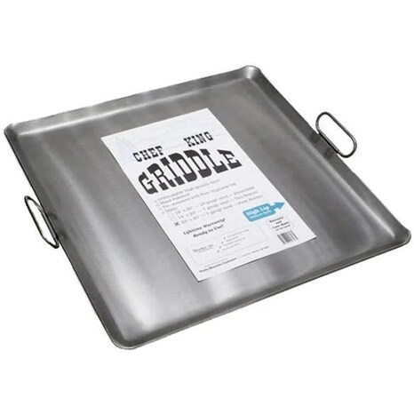 Rocky Mountain Chef King 23 X 23 Inch Steel Griddle - Mycitystee