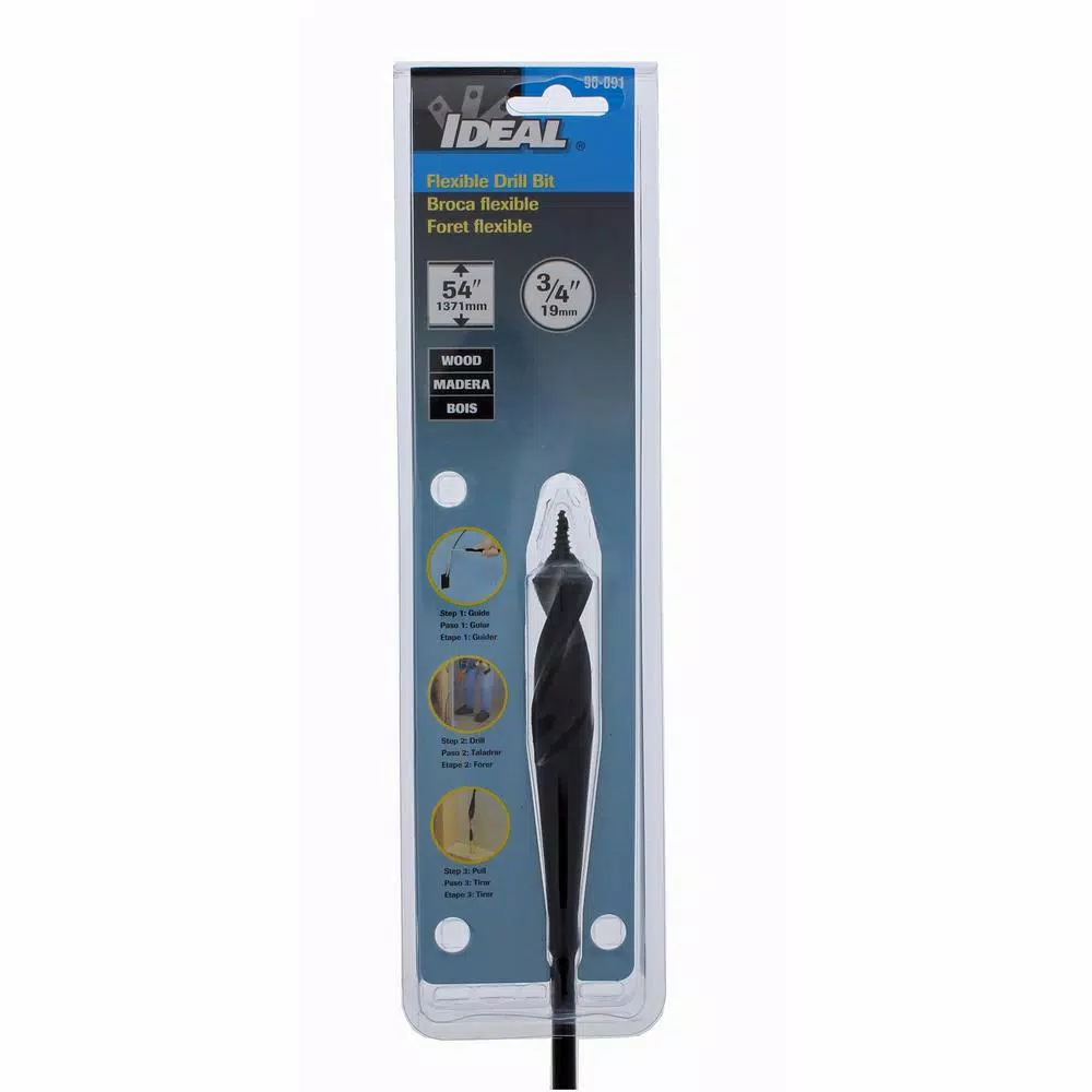 Ideal 3/4 in. x 54 in. 1/4 in. shank Screw Point Flexible Bit and#8211; XDC Depot - Mycitystee