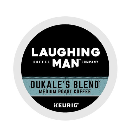 Laughing Man Coffee Dukale's Blend K-Cup Pods， 22/Box (8338) - Mycitystee