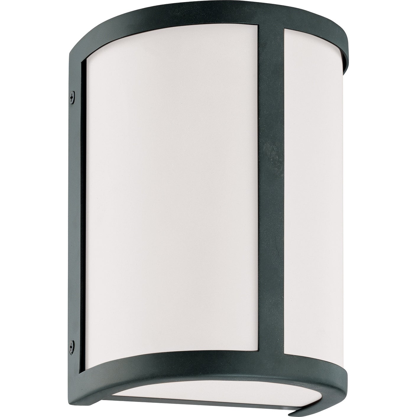 Odeon 1 Light Wall Sconce with Satin White Glass Aged Bronze Finish - Mycitystee