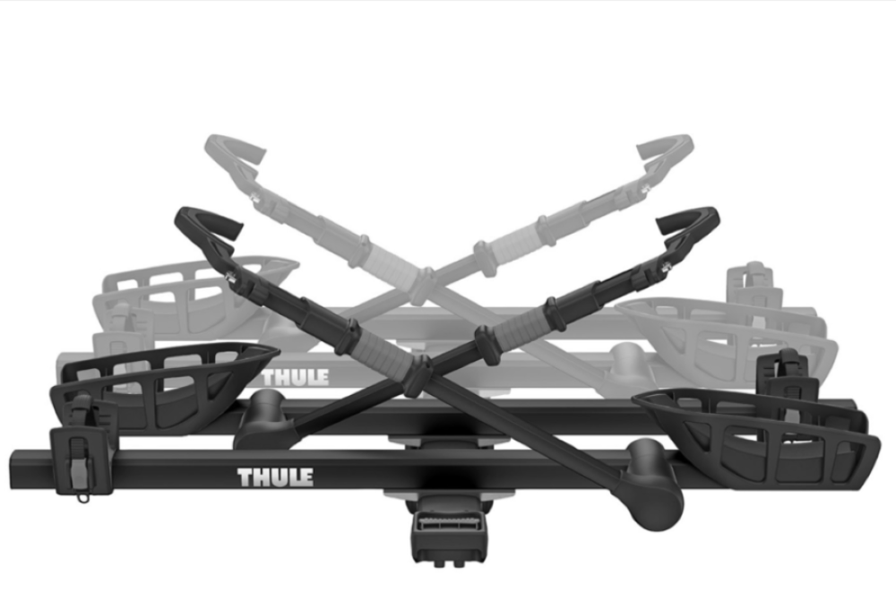 Thule T2 Pro XT Add-On Hitch Rake Bike Mount  for 2 Receivers Only， Holds 4 Bikes - Mycitystee