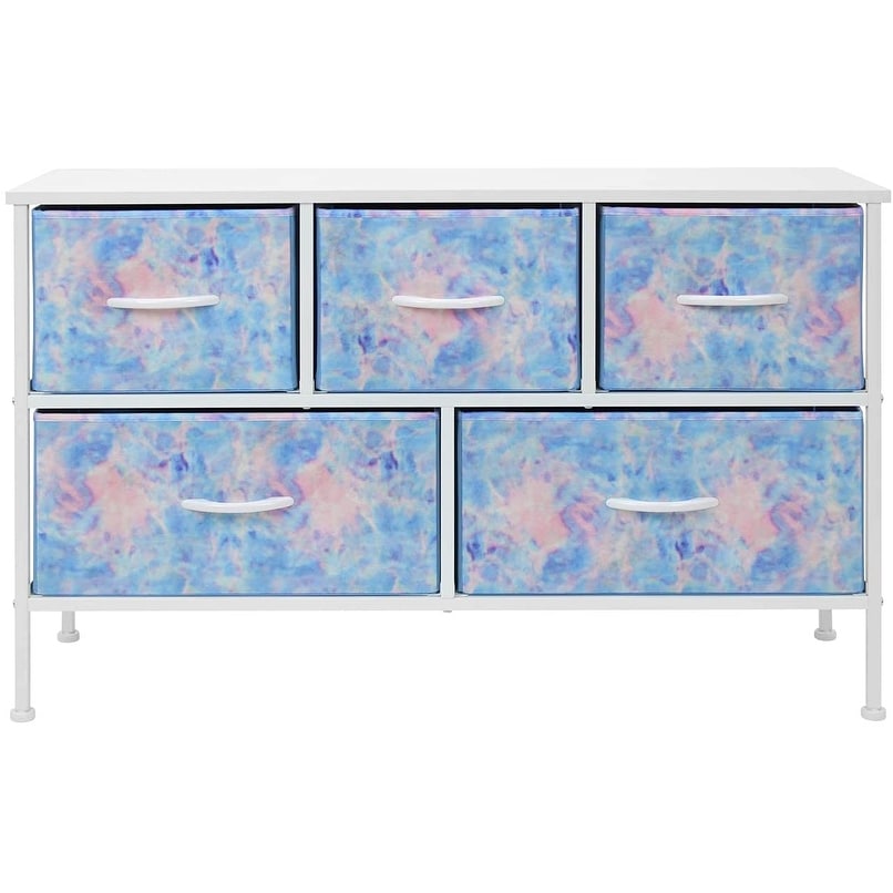 Dresser w/ 5 Drawers Furniture Storage Chest for Home， Bedroom - - 34483727 - Mycitystee