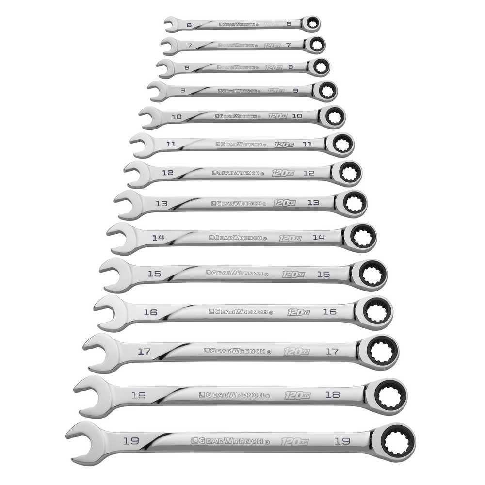 GEARWRENCH 14 Pc 120XP Universal Spline XL Ratcheting Combination Metric Wrench Set 86426 from GEARWRENCH - Mycitystee