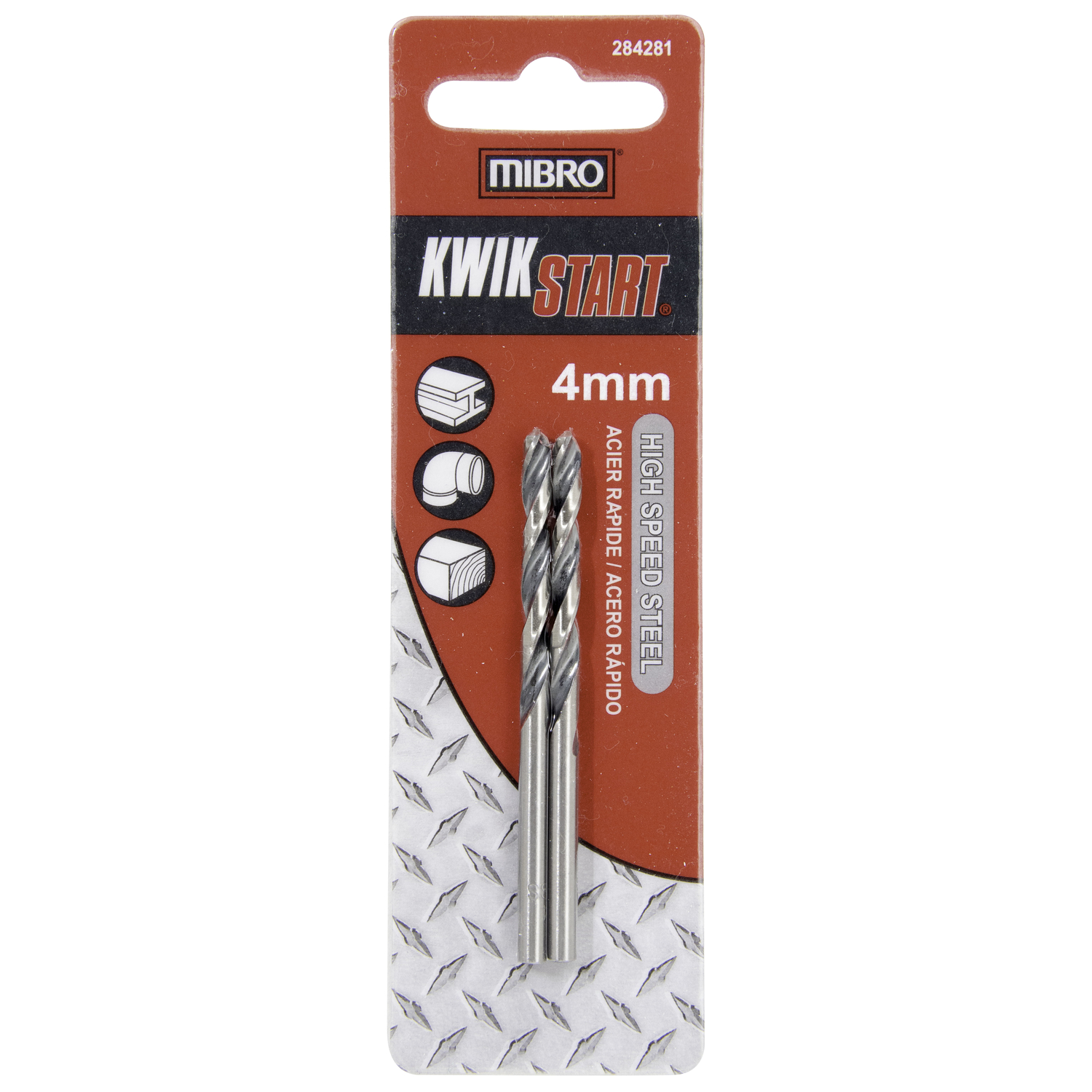 MIBRO 4 mm X 3-1/4 in. L High Speed Steel Metric Drill Bit Set 2 pc - Mycitystee