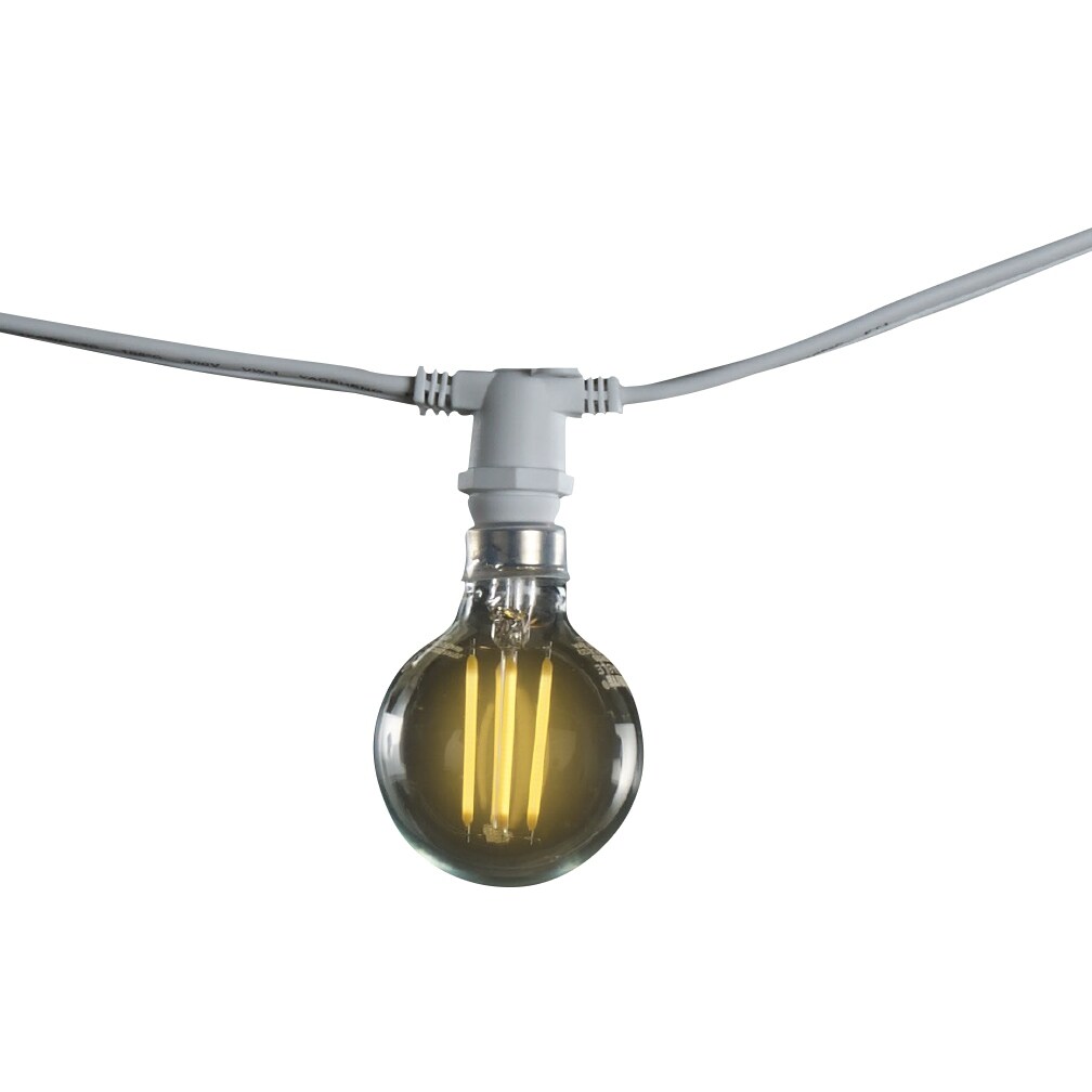 Bulbrite 25 ft， 15-Socket (E12) Decorative String Light Kit， White Shopping - The Best Deals on String Lights | 37020819 - Mycitystee