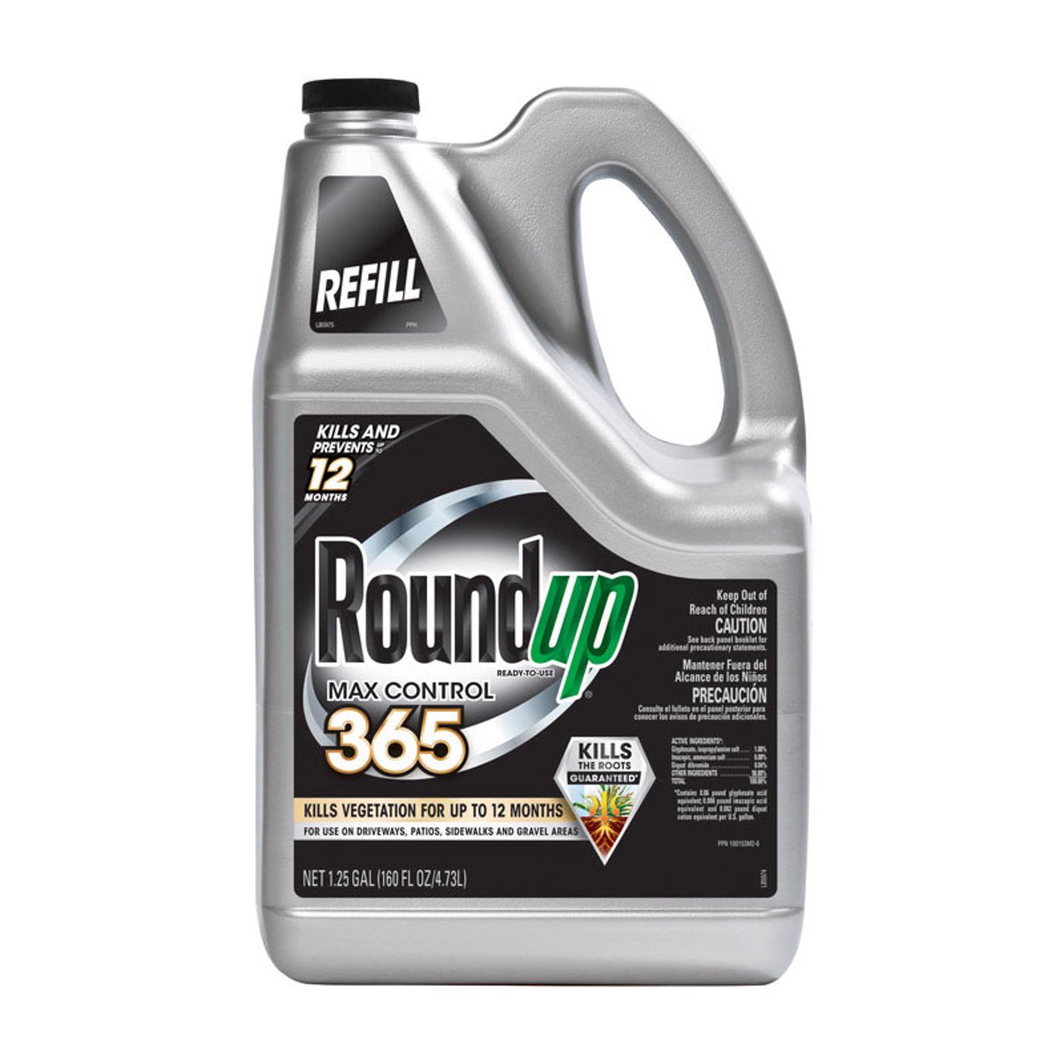 Roundup Max Control 365 Weed Killer Refill RTU Liquid 1.25 gal - Mycitystee