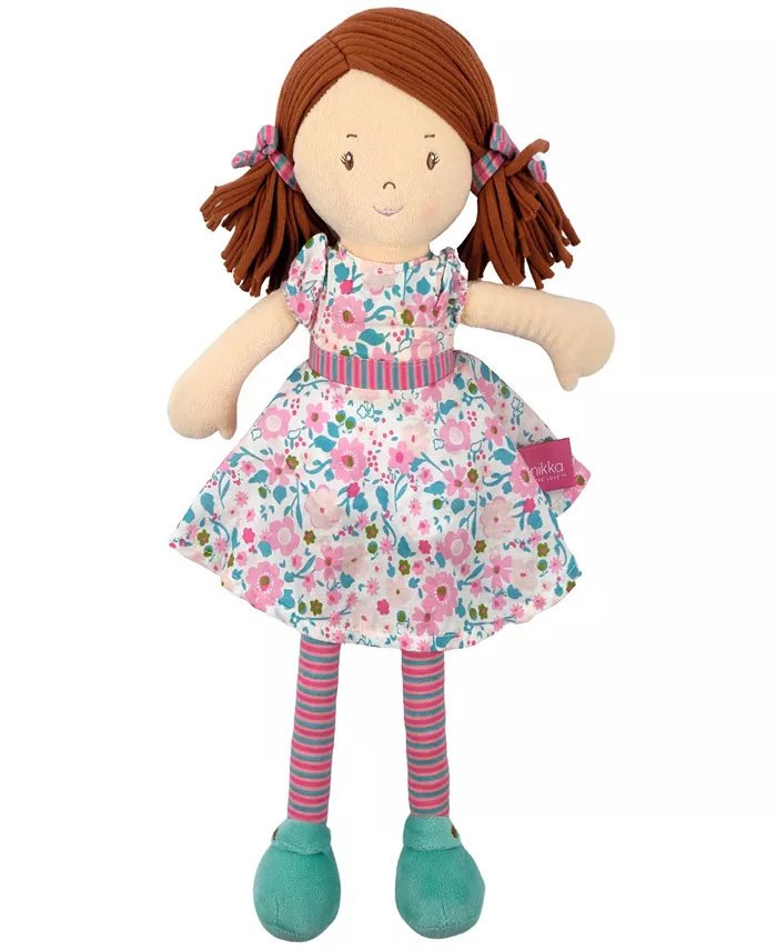 Bonikka Tikiri Toys Katy Baby Doll with Dark Hair and Dress - Mycitystee