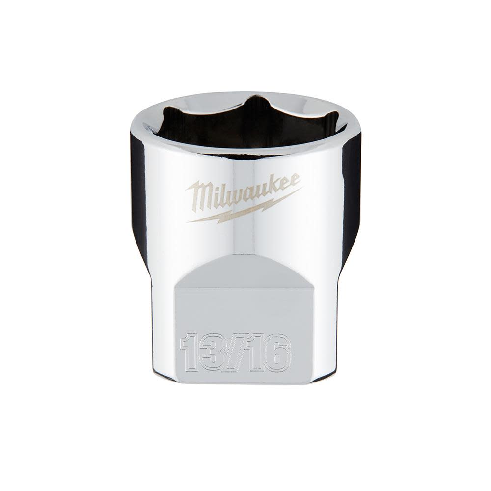 Milwaukee 3/8 in. Drive 13/16 in. SAE 6-Point Socket 45-34-9069 from Milwaukee - Mycitystee
