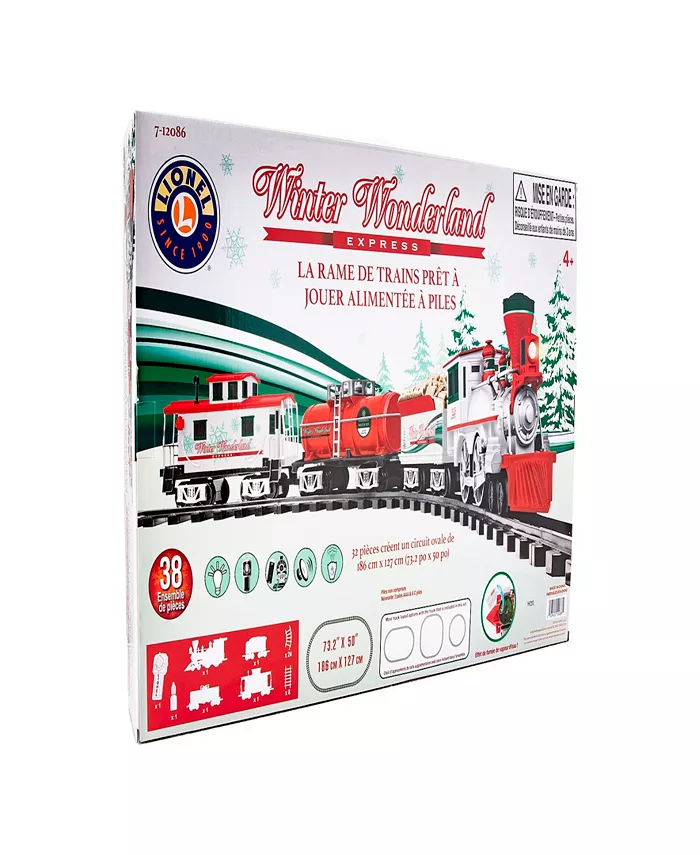 Lionel Winter Wonderland Battery-Operated Ready to Play Train Set with Remote - Mycitystee