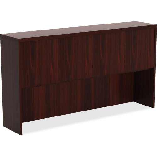Lorell Chateau Series Mahogany Laminate Desking (34318) - Mycitystee