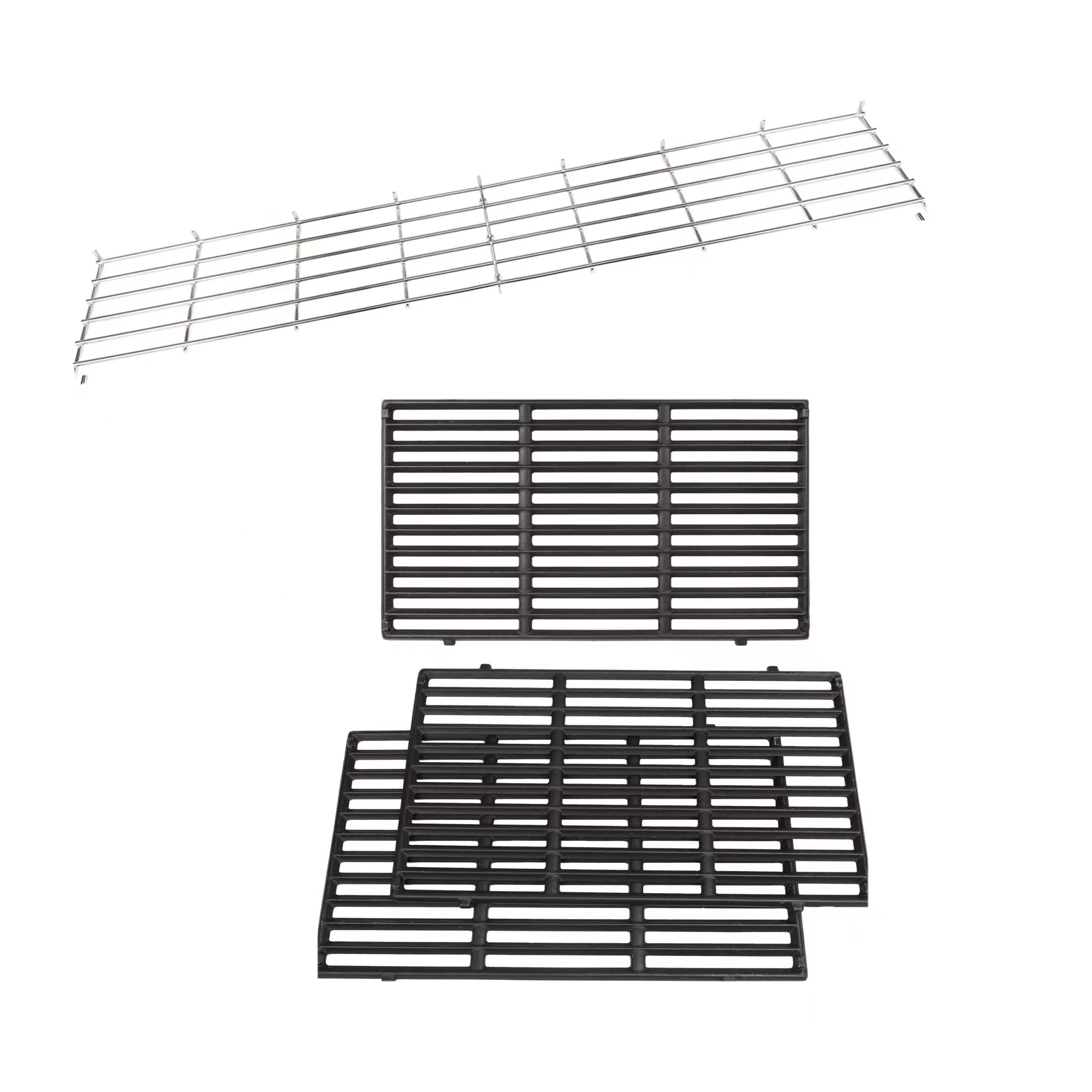 Cooking Grates + Warming Rack for Weber Genesis II, II LX 4 Burner Grills, E410, E435, S410, E440, S440 Gas Grills - Mycitystee