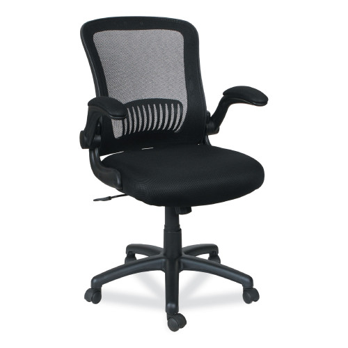 Alera EB-E Series Swivel/Tilt Mid-Back Mesh Chair， Supports Up to 275 lb， 18.11