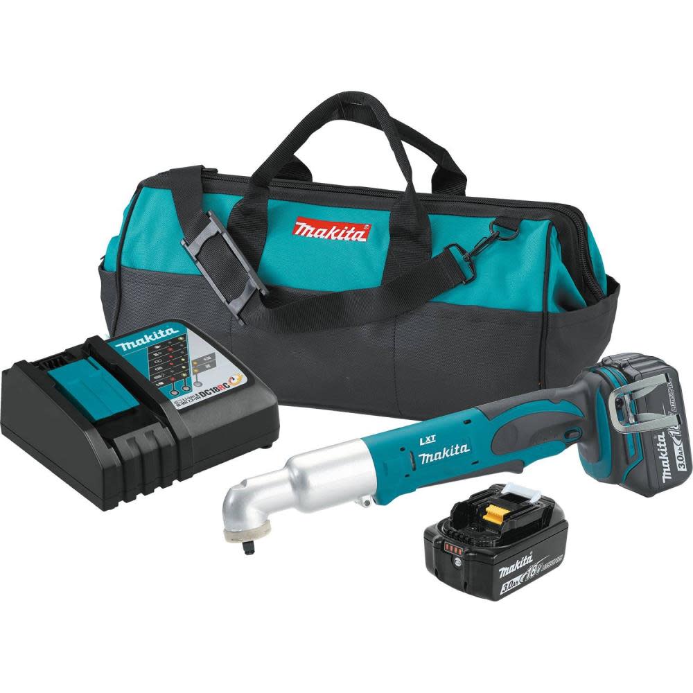 Makita 18V LXT Lithium-Ion Cordless 3/8 in. Angle Impact Wrench Kit XLT02 from Makita - Mycitystee