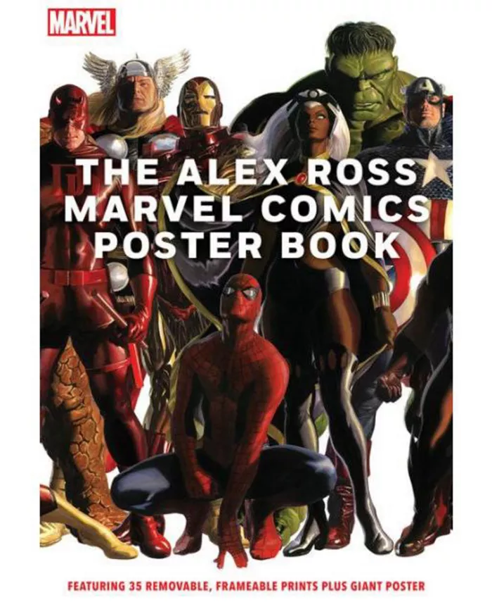 Barnes Noble The Alex Ross Marvel Comics Poster Book by Alex Ross - Mycitystee