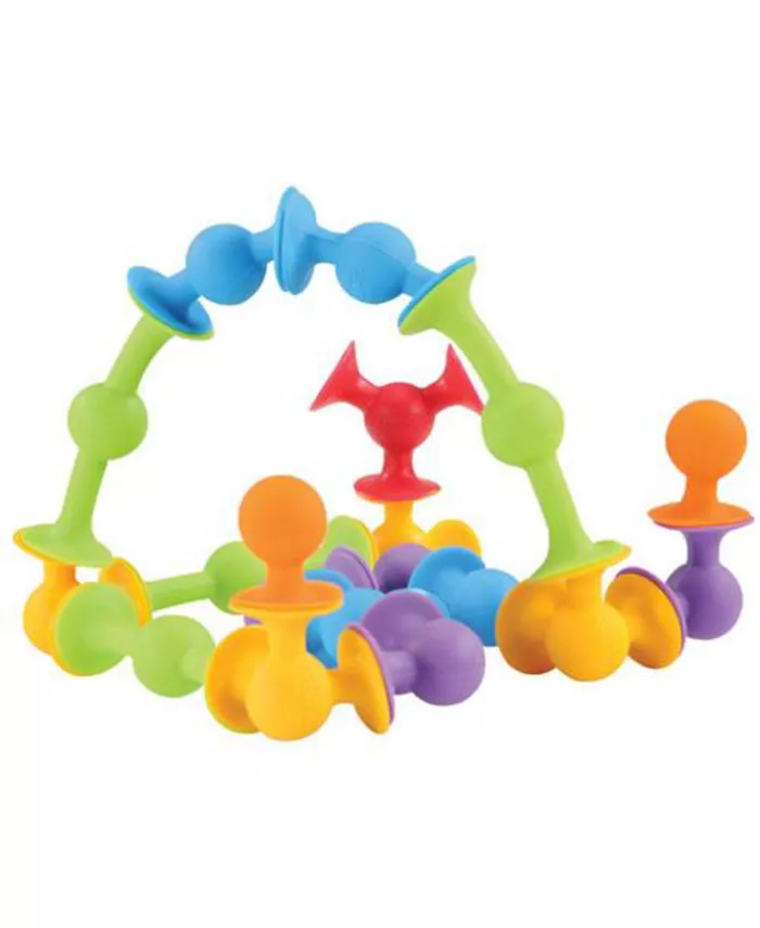 Fat Brain Toys Fat Brain Toy Squigz Deluxe Set - 50 Pcs - Mycitystee