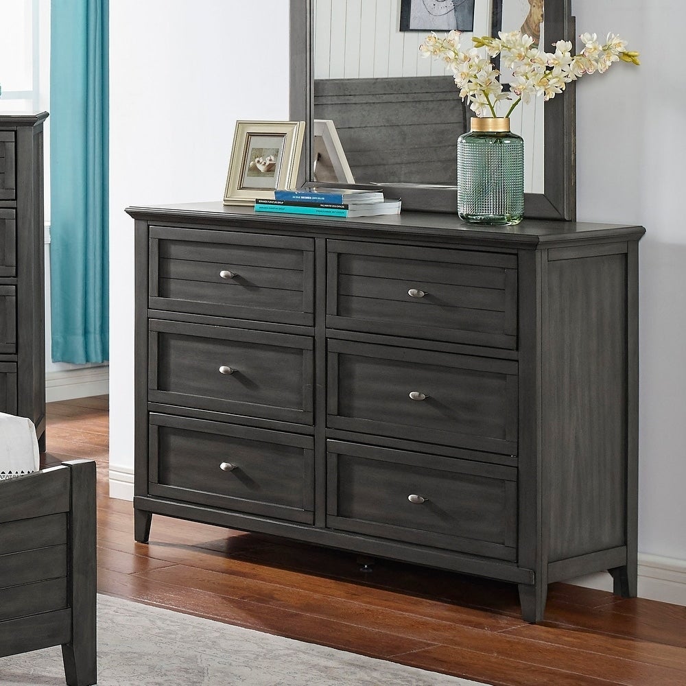 Furniture of America Wese Traditional 6-drawer Solid Wood Dresser - - 30977972 - Mycitystee