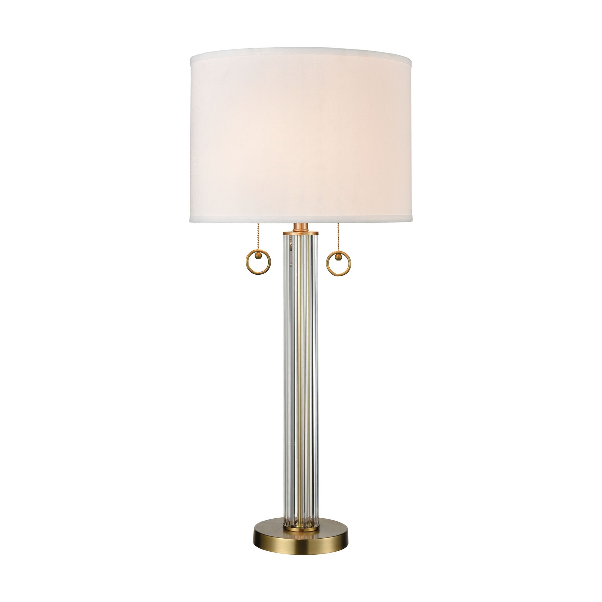 Cannery Row 2-Light Table Lamp in Glass - Mycitystee