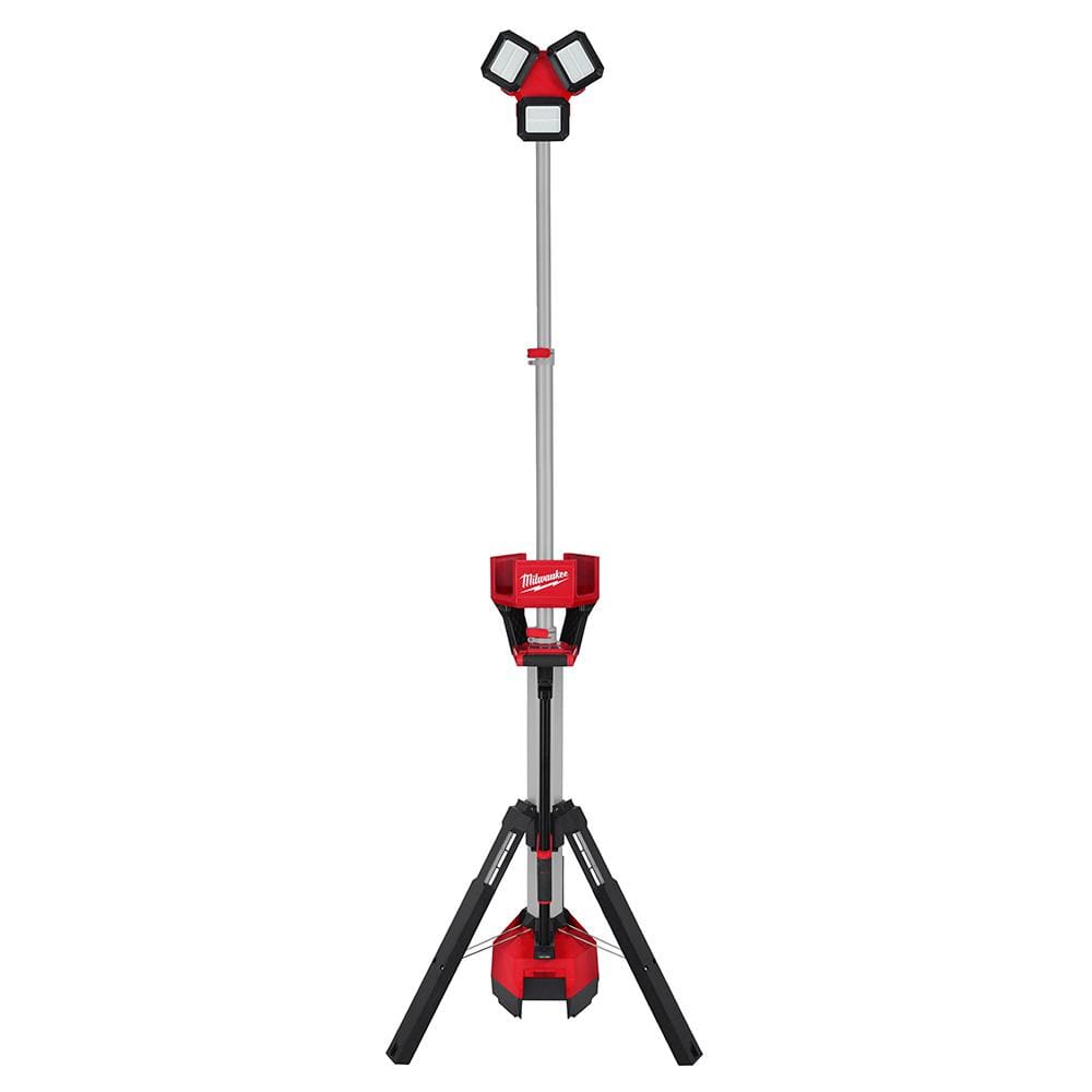 Milwaukee M18 18-Volt Lithium-Ion Cordless 6,000 Lumens Rocket Dual Power Tower Light with Charger (Tool-Only) 2136-20 - Mycitystee