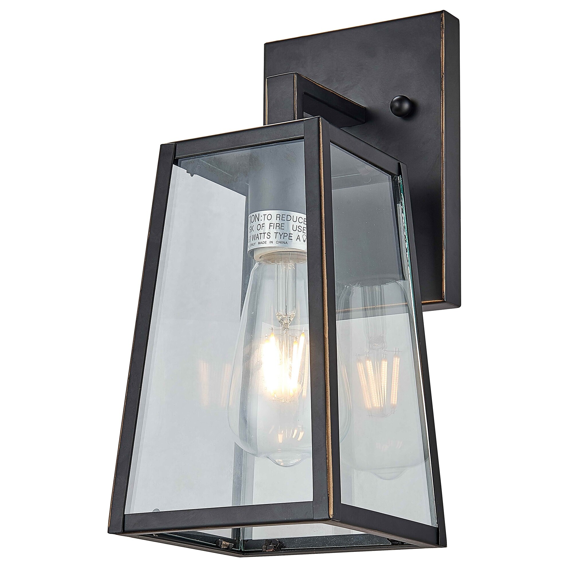 1 Light Outdoor Wall Lantern in Imperial Black Finish Shopping - The Best Deals on Outdoor Wall Lanterns | 36943302 - Mycitystee
