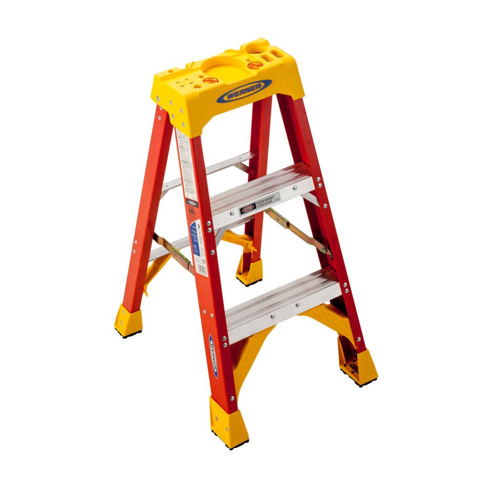 3 Ft. Type IA Fiberglass Step Ladder - Mycitystee