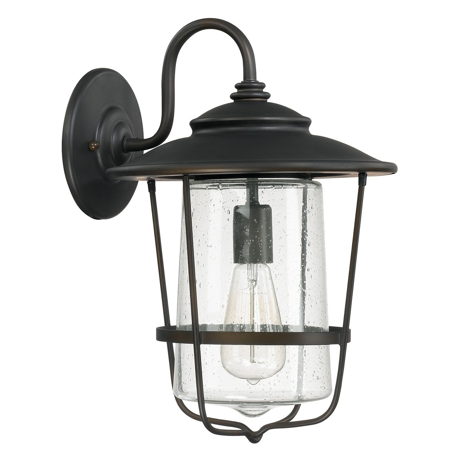 Creekside 1-light Old Bronze Outdoor Wall Lantern - Mycitystee