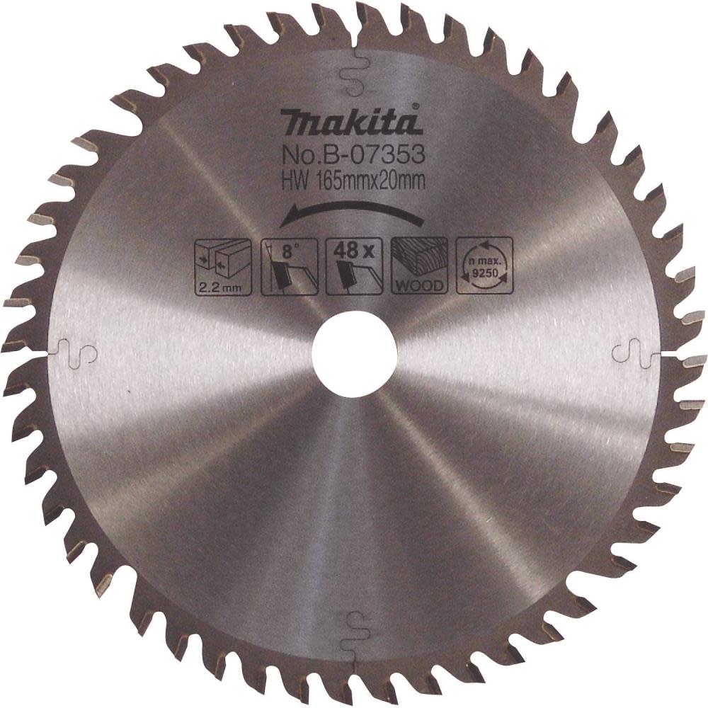 Makita 6-1/2 in. 48T Carbide Tipped Saw Blade B-07353 from Makita - Mycitystee