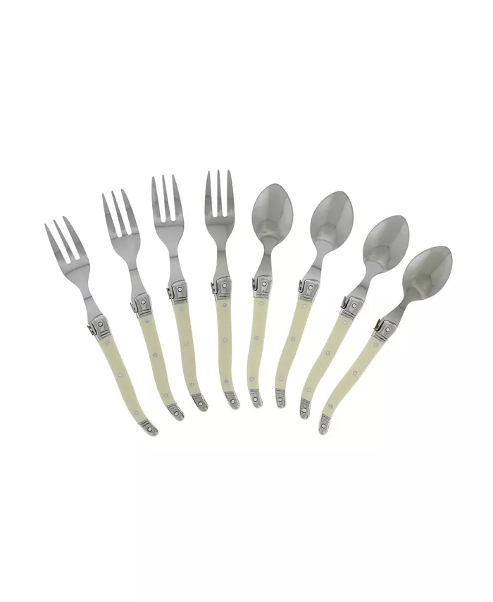 French Home Laguiole 8-Pc. Dessert   Cocktail Set with Faux Ivory Handles - Mycitystee