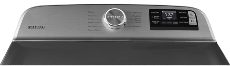 Maytag 7.4 Cu. Ft. Metallic Slate Smart Capable Electric Dryer With Extra Power Button - Mycitystee