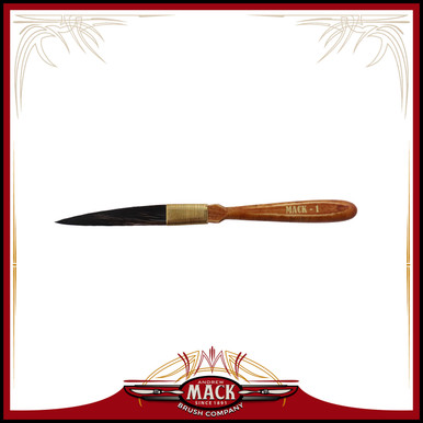 Andrew Mack STR8LINES Synthetic Squirrel Pinstriping Brush Size 1 - Mycitystee