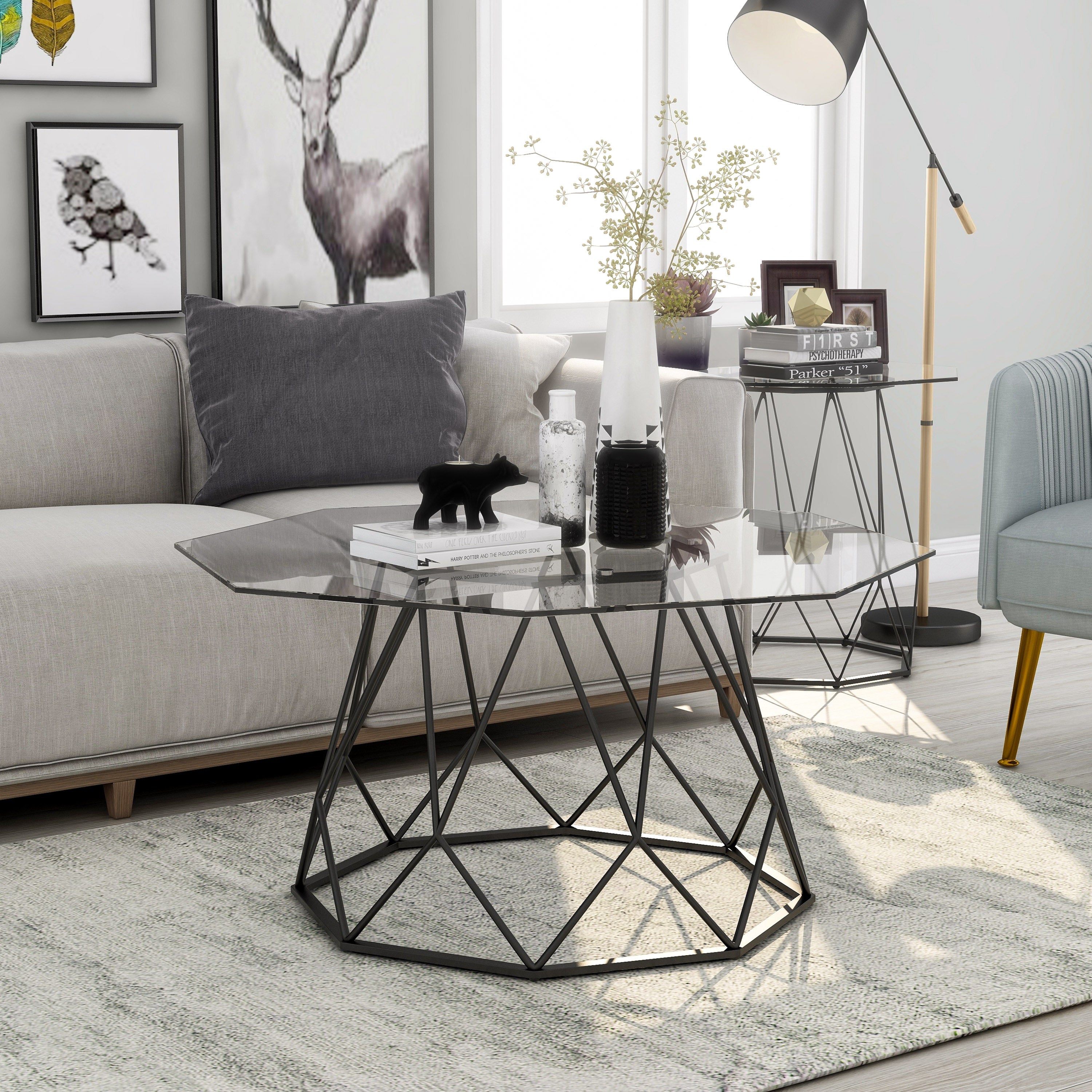 Furniture of America Parisa Contemporary 36-inch Coffee Table - Mycitystee