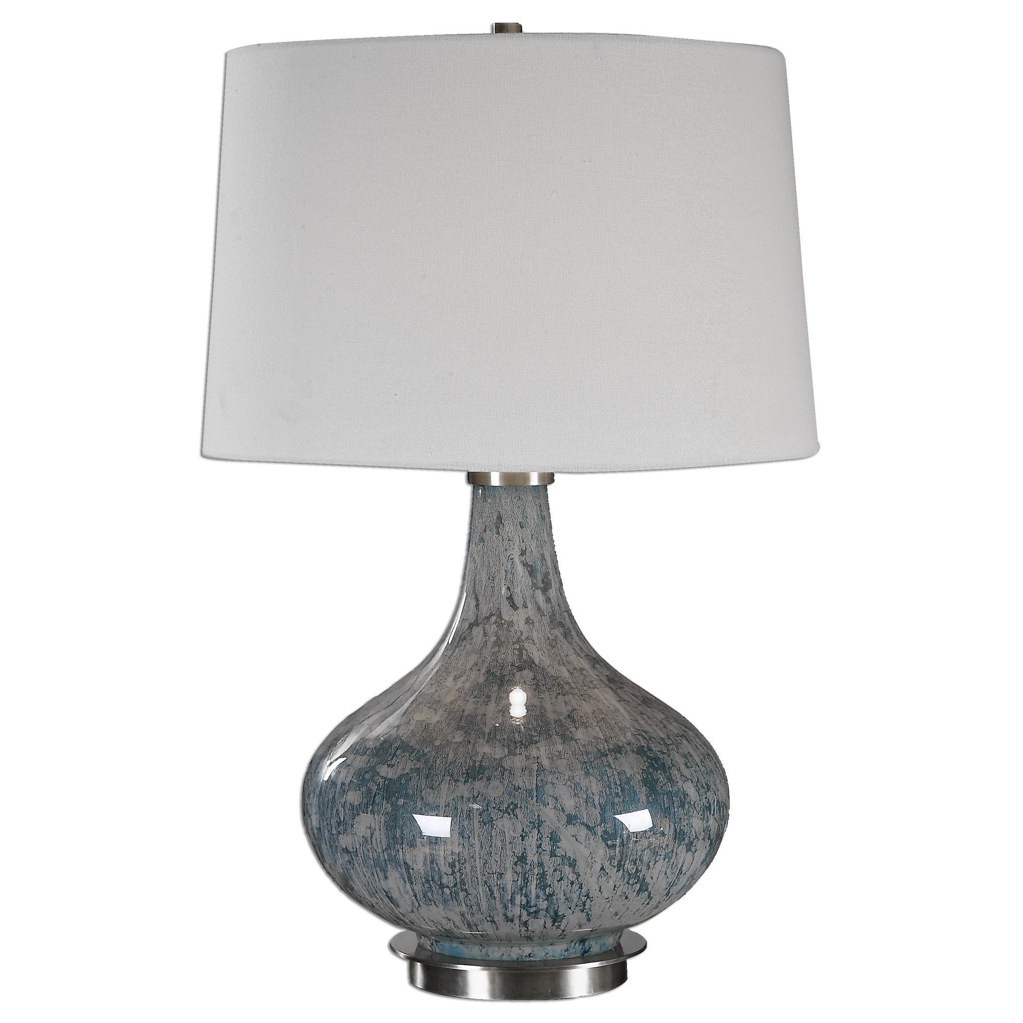 Celinda Blue Gray Glass Lamp - Mycitystee
