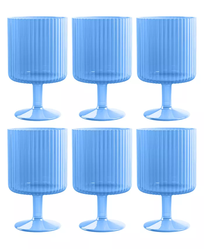 TarHong Polypropylene Mesa Goblet  Set of 6 - Mycitystee