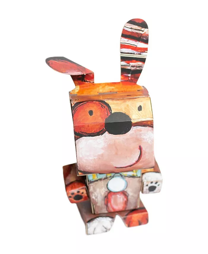 Cubles Stuff Dog - A original Buildable 3D STEM Toy - Mycitystee