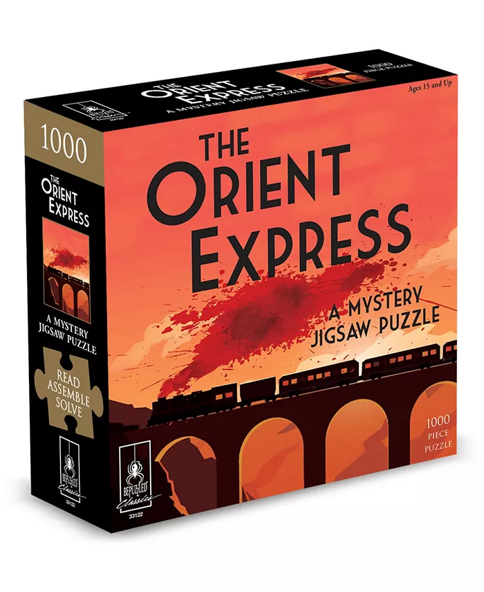 BePuzzled The Orient Express Classic Mystery Jigsaw Puzzle - 1000 Piece - Mycitystee