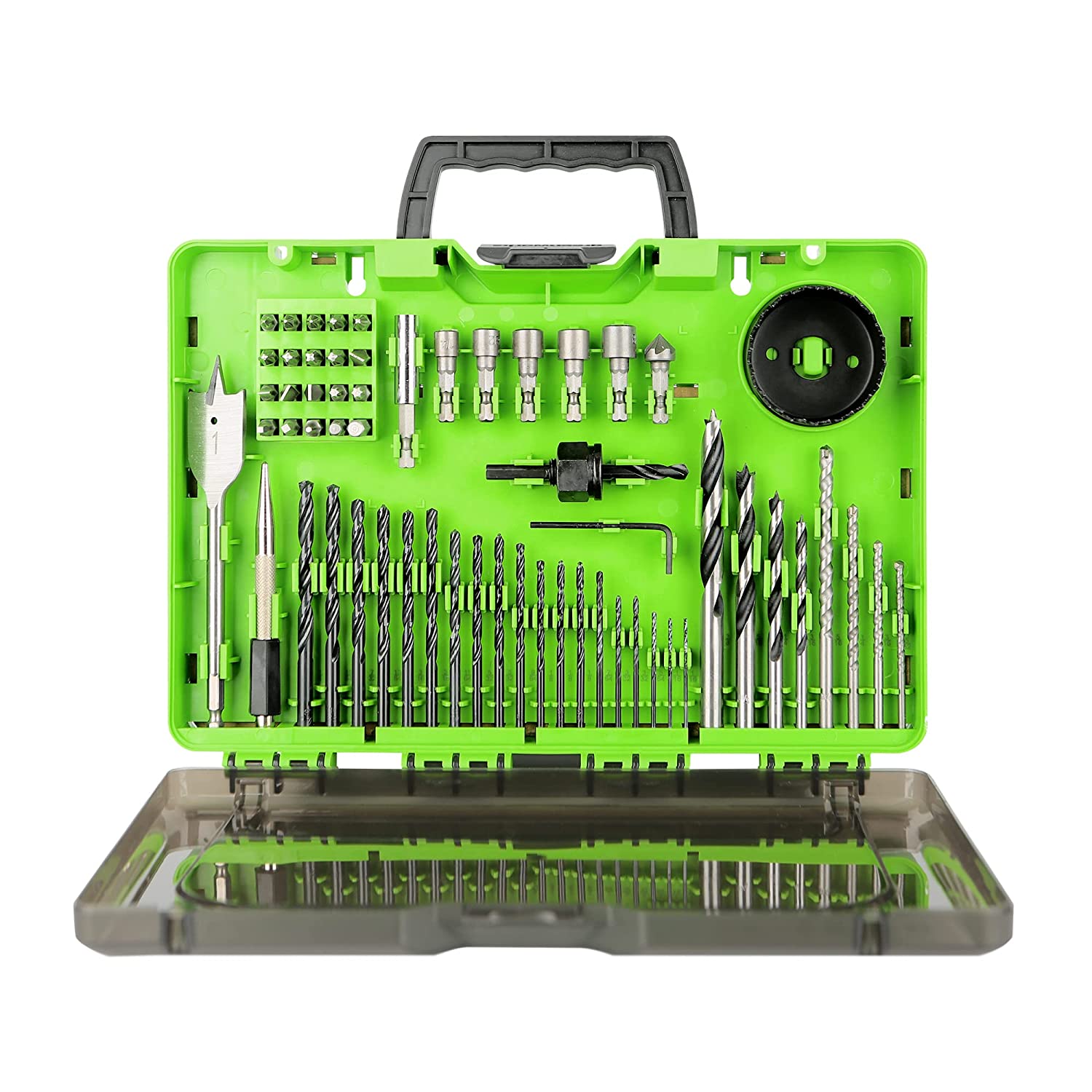 60 Piece Multi-Material Drill + Drive Set - Mycitystee