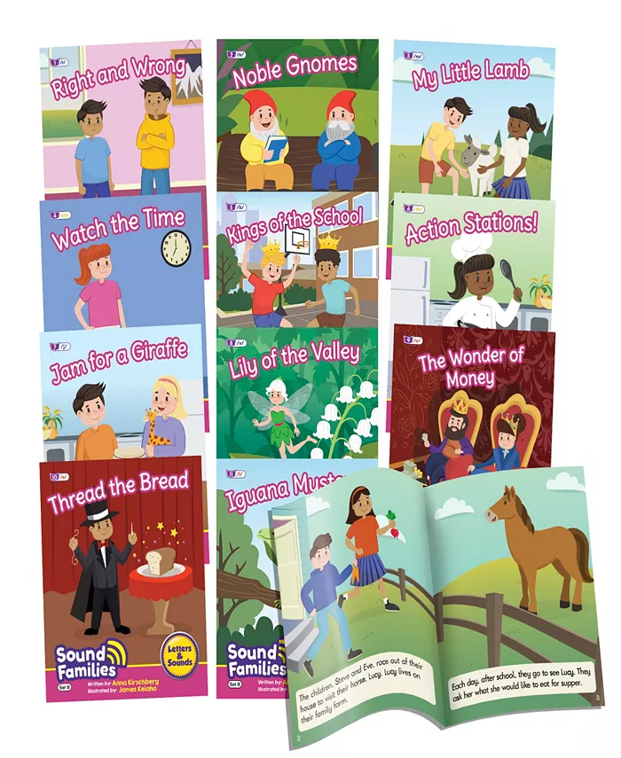 Junior Learning Decodable Readers Sound Families Consonants Fiction Phase 5.5 - Mycitystee