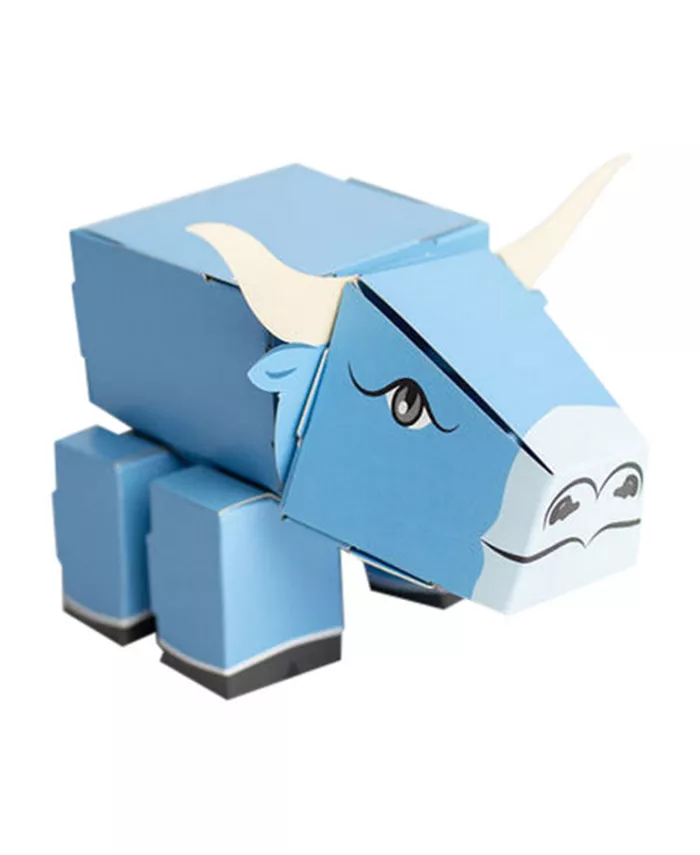 Cubles Babe the Blue Ox - A original Buildable 3D STEM Toy - Mycitystee
