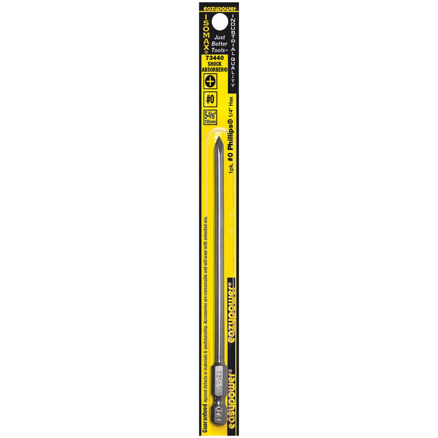 Eazypower Isomax Phillips #0 X 5-5/16 in. L Power Bit Chrome Vanadium Steel 1 pc - Mycitystee
