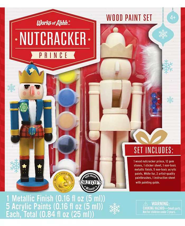 MasterPieces Puzzles Works of Ahhh…. Holiday Craft Kits - Nutcracker Prince wood shape - Mycitystee