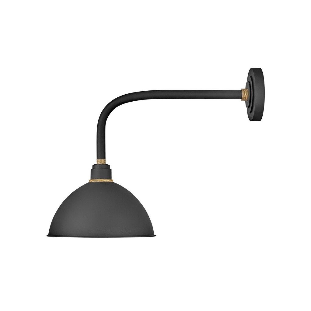 Hinkley Foundry 1-Light Outdoor Wall Mount Lantern in Textured Black Shopping - The Best Deals on Outdoor Barn Lights | 31585621 - Mycitystee