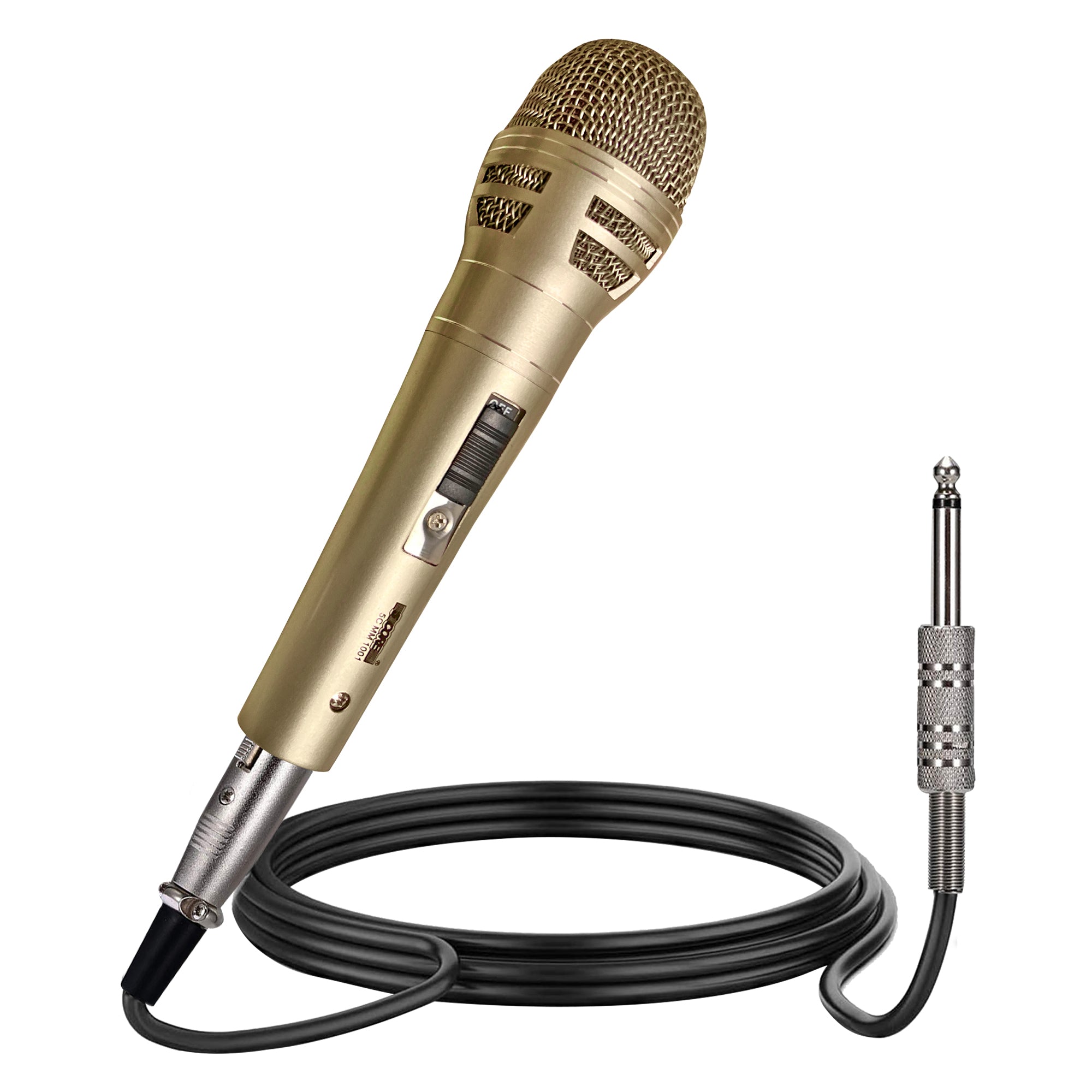 5 CORE Vocal Dynamic Cardioid Handheld Microphone Neodymium Magnet Unidirectional Mic,16ft Detachable XLR Deluxe Cable to Audio Jack, On/Off Switch fo - Mycitystee