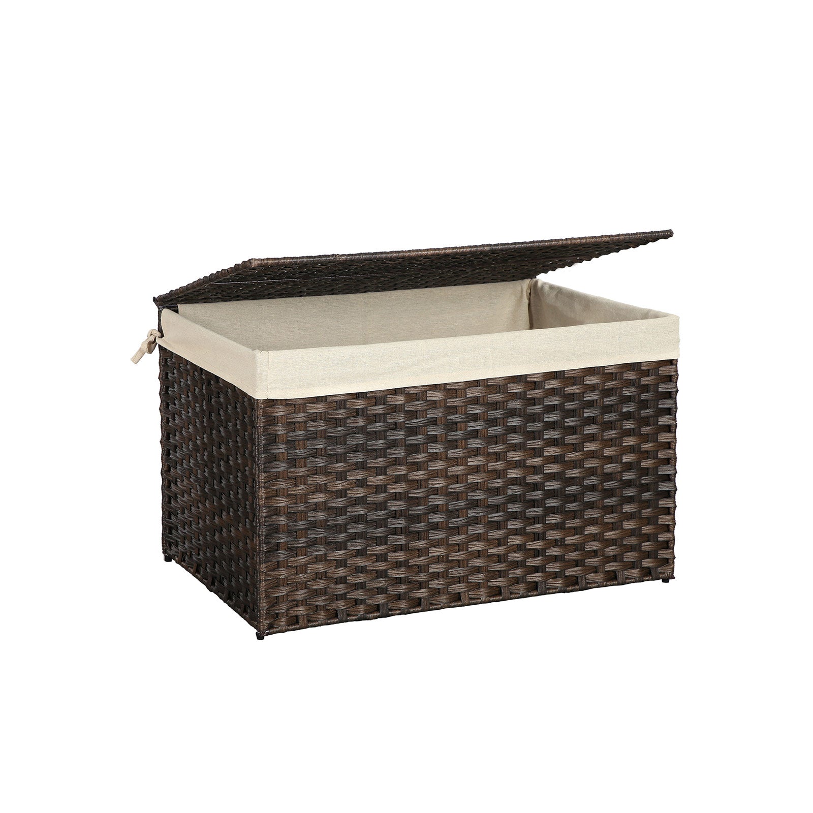SONGMICS Storage Box with Cotton LinerBrown - Mycitystee